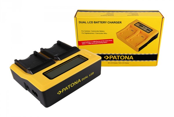 PATONA Dual LCD USB Charger for Pentax D Li109 DLi109 D-Li109