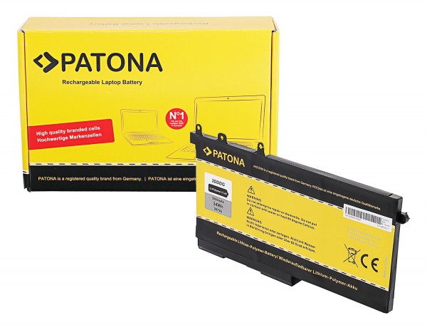PATONA Battery 11,4V f. DELL GJKNX 3DDDG E5280 E5480 E5580 M3520 M3530