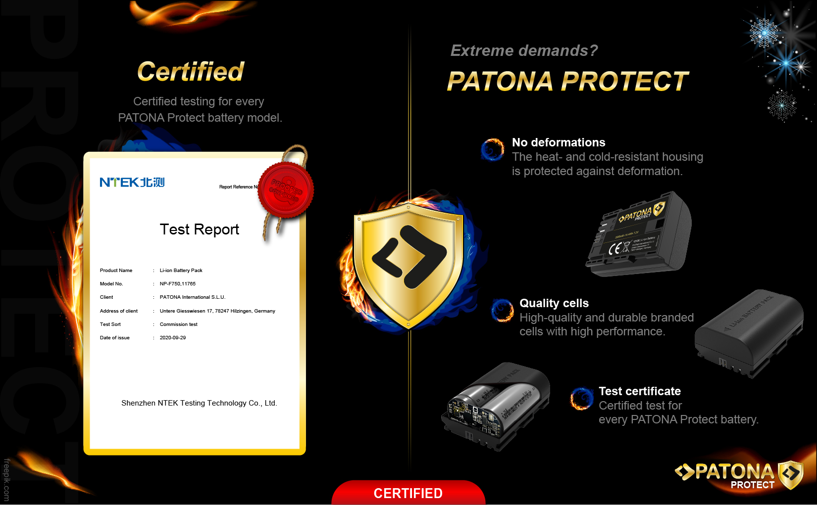 PATONA PROTECT Battery f. Nikon Z9 D6 EN-EL18D with high quality LG cells