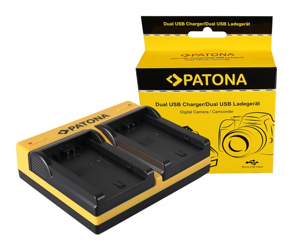 PATONA Dual charger for Sony NP-FZ100 A7 III A7M3 Alpha 7 III A7 R III A7RM3 Alpha 7 R III A9 Alpha 9 FZ100
