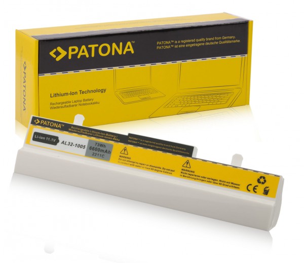PATONA Batterie pour Asus 1005 white EEE PC 1005 1005H 1005HA 1005HAA 1005HA-A
