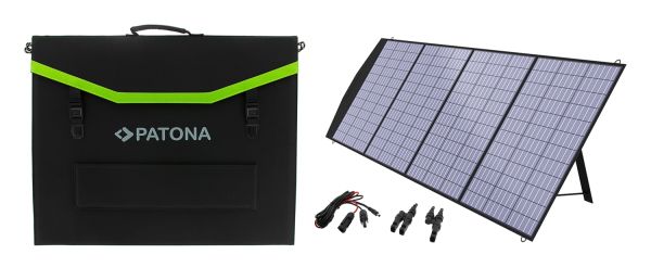 PATONA Platinum 200W Foldable 4 Solar Panel Solar Panel with DC Output