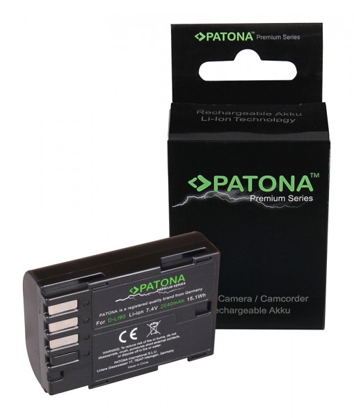PATONA Premium Battery f. Pentax D-Li90 K01 K5 II IIs K645D K7