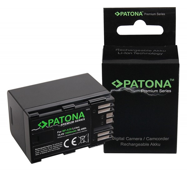 PATONA Premium Batterie pour Canon BP-A30 EOS C200 C200B C220B C200 PL C300 Mark II CA-CP200L