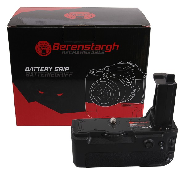 Berenstargh Battery Grip for VG-C4EMRC for Sony A9II A7RIV for 2 x NP-FZ100 Batteries incl. remote control