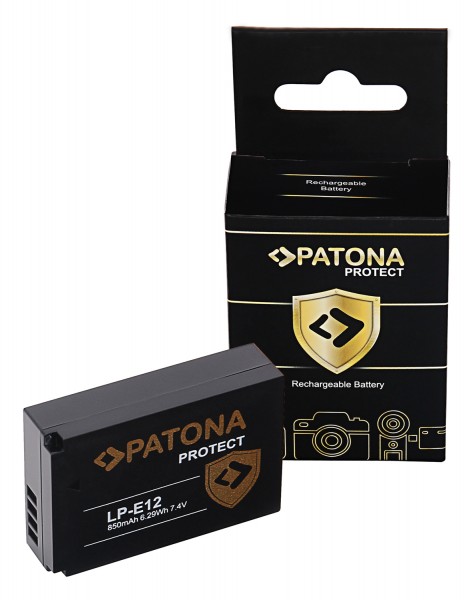 PATONA PROTECT Batterie pour Canon EOS M50 EOS-M50 LP-E12