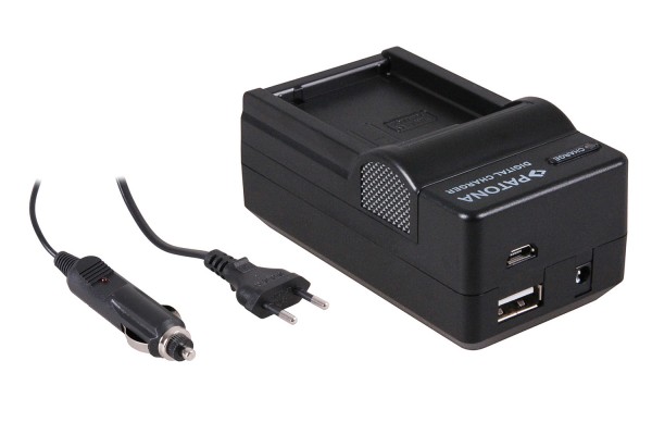 PATONA 4in1 Charger for Panasonic DMW-GH2 DMW-BLC12 DMWGH2