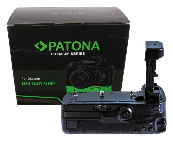 PATONA Premium Batteriegriff BG-R10 für Canon EOSR5 für 2 x LP-E6 E6N E6NH Akkus inkl. Fernbedienung
