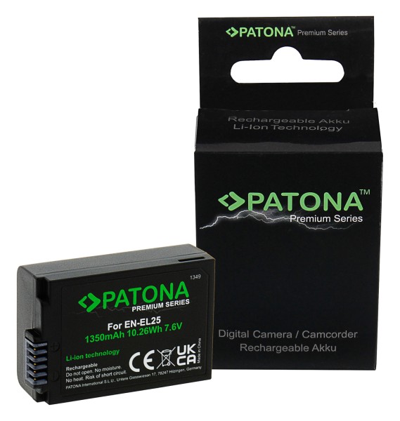 PATONA Premium Battery EN-EL25 f. Nikon Z50 Z fc