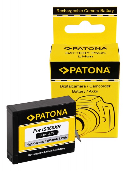 PATONA Batterie pour Insta360 One X Action Cam