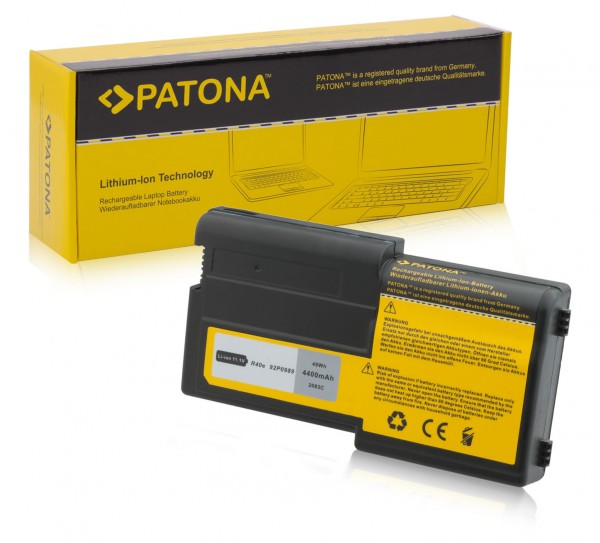 PATONA Batterie pour Lenovo R40E ThinkPad R32e R40e