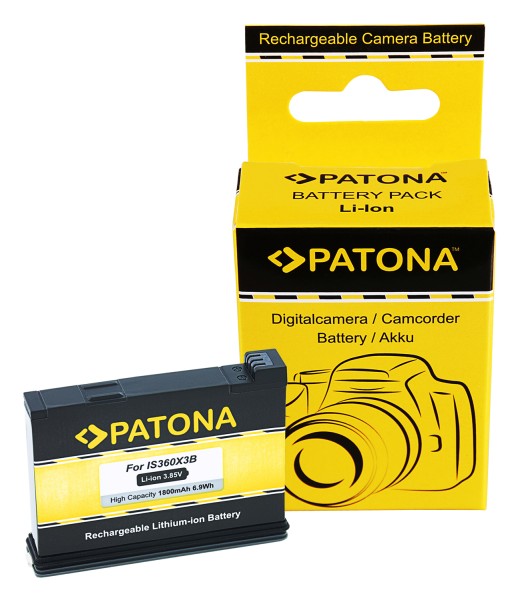 PATONA Batterie pour Insta360 X3 CINAQBT/A