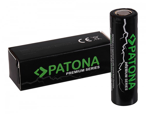 PATONA Premium 18650 Cell 18650 Li-ion Battery unprotected 3,7V 3350mAh