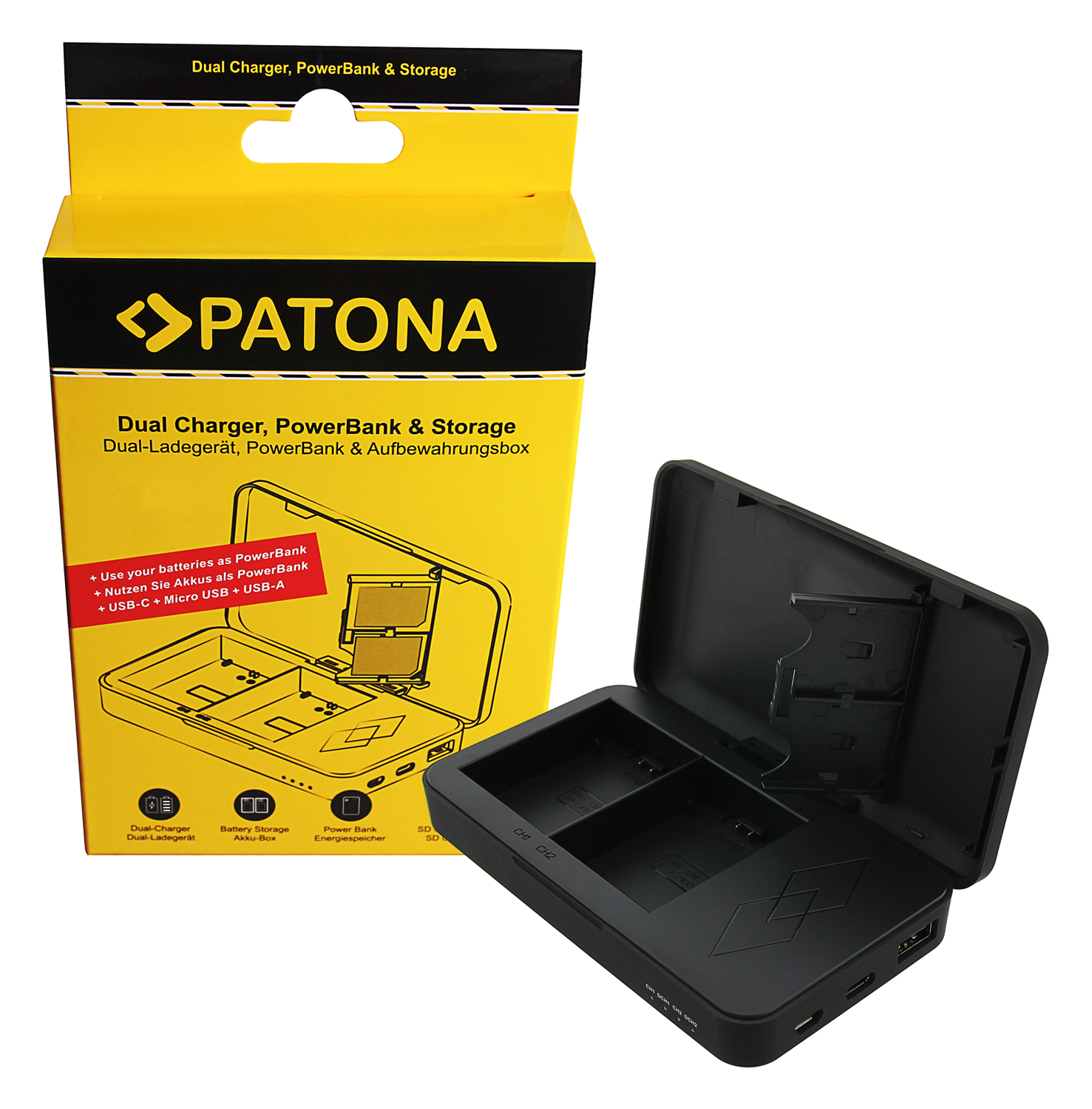 Universal Camera Battery case for for Sony NP-FZ100 NP-FW50 and SD Memory CF cards Holder Design