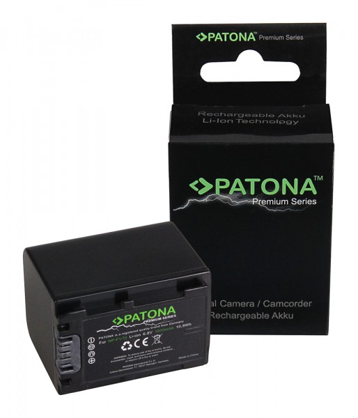 PATONA Premium Batterie pour Sony NP-FV70 DCR DCR SR21E DCR SX21E DCR SX65E NP-FV70 HDR HDR