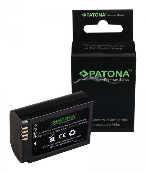 PATONA Premium Batterie pour Samsung BP1900 NX1 NX-1