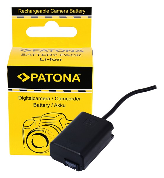PATONA D-TAP Input Akku-Adapter für Sony NP-FW50 NEX-3 NEX.3C NEX-5