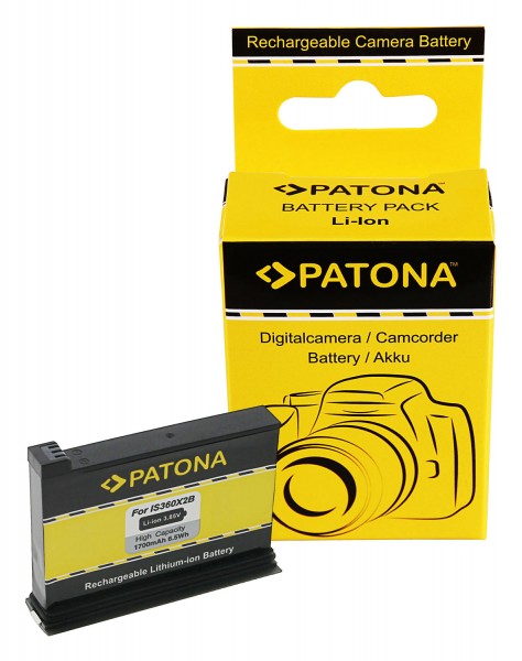 PATONA Battery f. Insta360 One X2 IS360X2B for 360° Cam