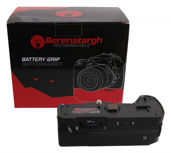 Poignée d'alimentation Berenstargh pour Panasonic G80 G85 DMW-BGG1RC pour la batterie DMW-BLC12, compris la télécommande infrarouge