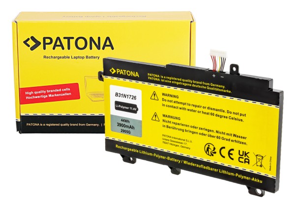 PATONA Battery for Asus FX504 Serie FX505 Serie B31N1726 B31BN91