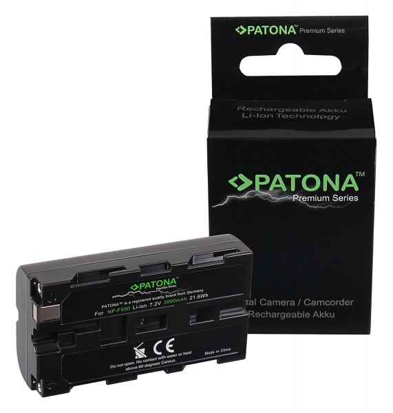PATONA Premium Batterie pour Sony NP-F550 F330 F530 F750 F930 F920 F550