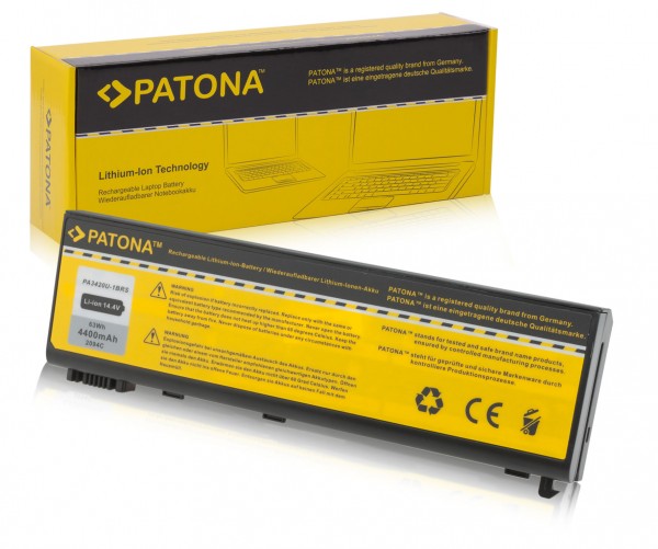 PATONA Batterie pour TOSHIBA Satellite L100 black Equium L20197 L20-197 L20198