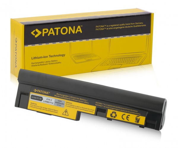 PATONA Batterie pour Lenovo Lenovo IdeaPad S10-3 S10-3s U160 U165 black IdeaPad S100