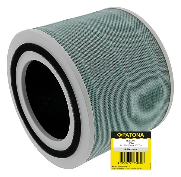PATONA HEPA filter anti-exhaust toxin for LEVOIT Core 300 Core P350 Core 300-RAC