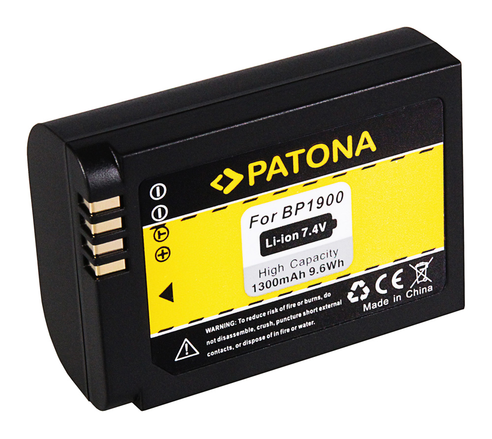 PATONA 4in1 Ladegerät für Samsung NX1 NX-1 ED-BP-1900 BP-1900
