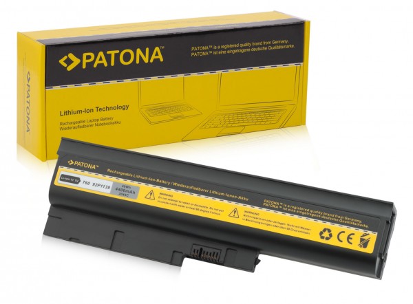 PATONA Batterie pour IBM T60 ThinkPad R500 R60e R60e 0656 R60e 0657 R60e 0659