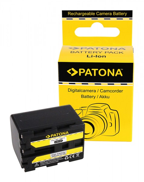 PATONA Battery f. Sony NP-FM71, NP-QM70, NP-FM70, NP-QM7, CCD-TRV138