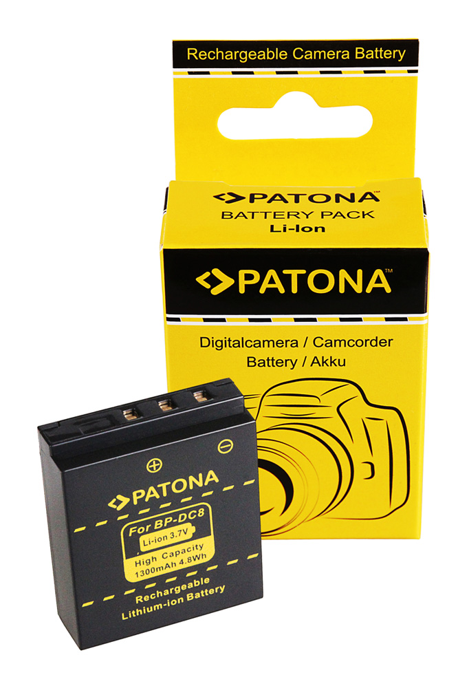 Leica BP-DC12 Charger PATONA LCD USB Ladegerät für Akku Panasonic DMW-BLC12 