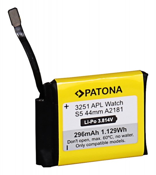 PATONA Battery f. Apple Watch Serie 5 44mm A2181