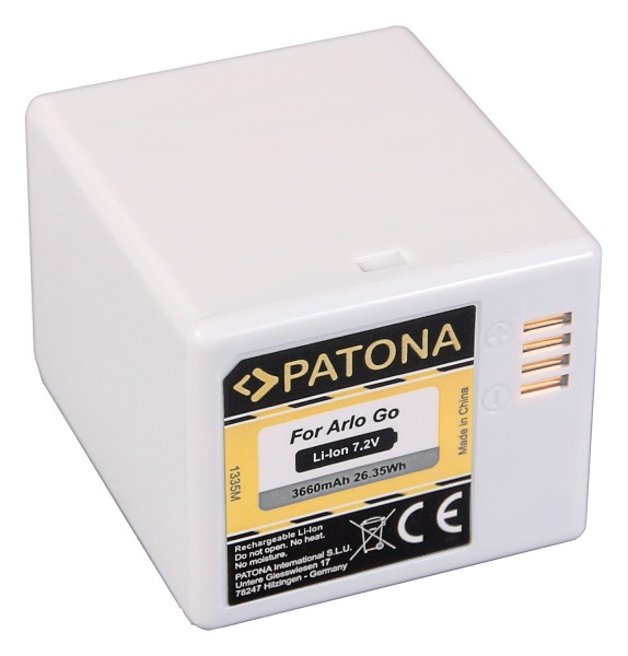 PATONA Batterie pour Arlo Go VM4410 VML4030