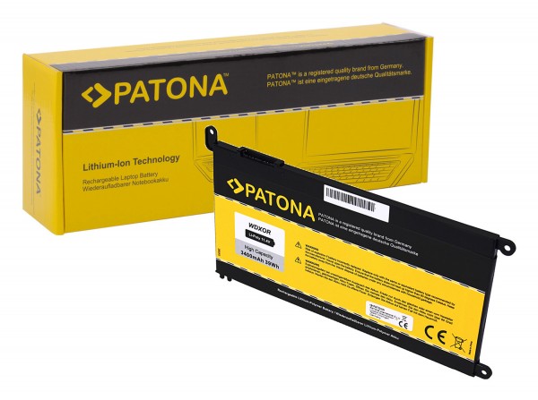 PATONA Battery f. Dell Inspiron Serie 13 14 15 17 Latitude Serie 11 WDXOR T2JX4