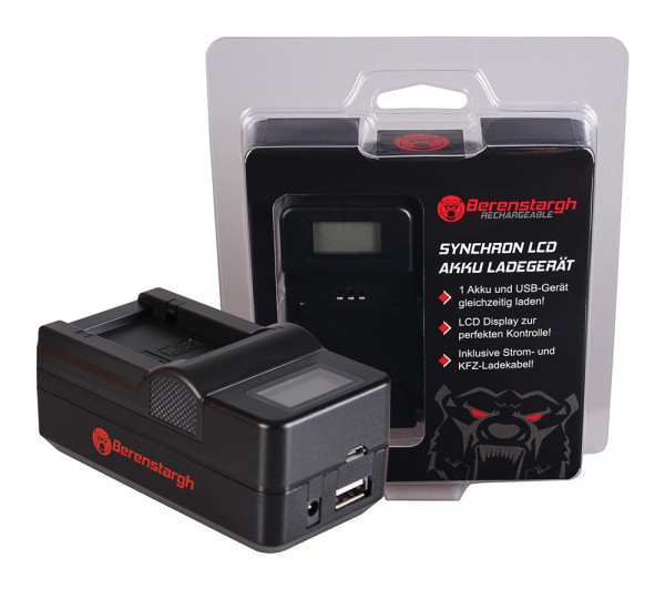 BERENSTARGH Synchron USB Charger f. Leica Panasonic DMW-BMB9 V-Lux V-Lux 2 VLux 2 II Panasonic