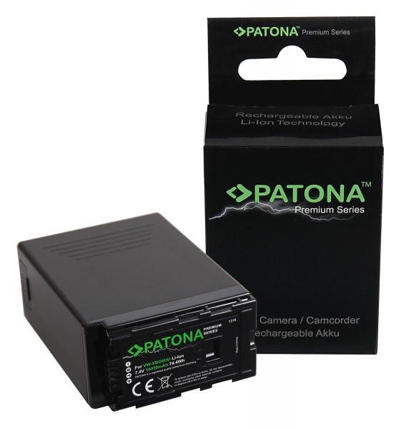 PATONA Premium Battery f. Panasonic VW-VGB6 HDC-HS700 NV-GS320 NV-GS330 PV-GS500 SDR-H18 SDR-H200 VDR-D220 with USB Output
