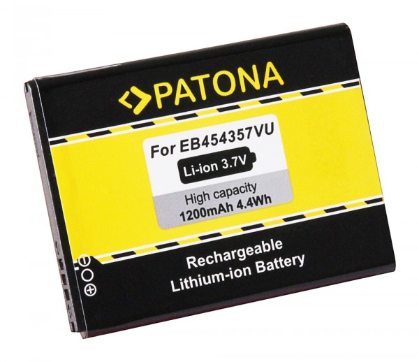 PATONA Batterie pour Samsung EB-454357VU Galaxy GTS5360 GT-S5360 GTS5368 GT-S5368