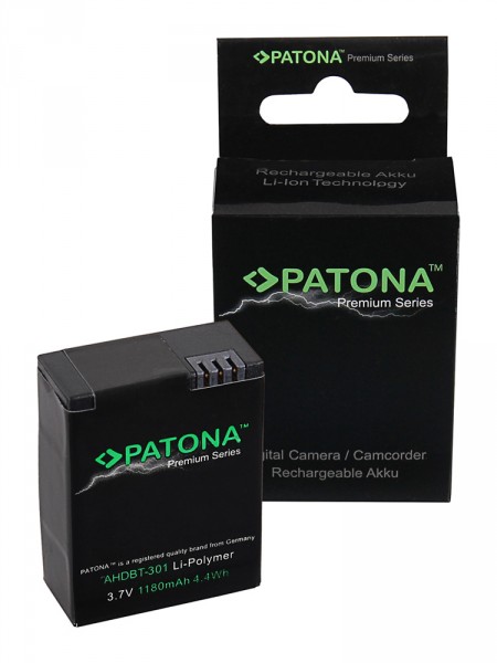 PATONA Premium Batterie pour GoPro AHDBT-302 Hero 3+ HD Hero 3 3+