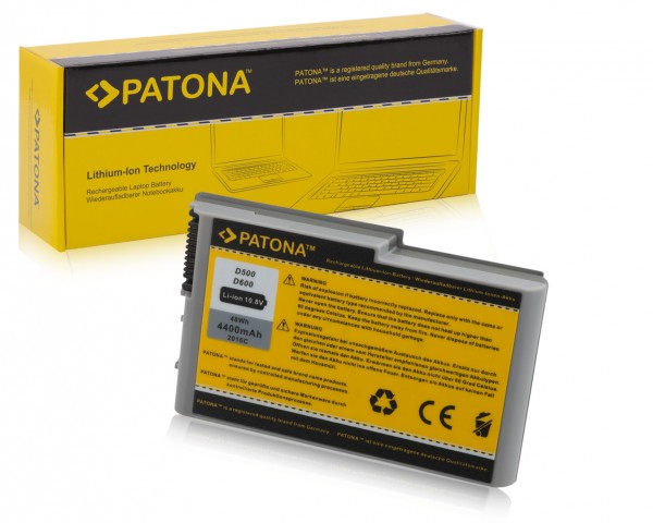 PATONA Batterie pour Dell D500 Inspiron 500M 505M 510M 600M D500 Latitude D500 D505