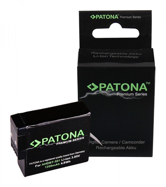 PATONA Premium Batterie pour GoPro Hero 5 Hero 6 Hero 7