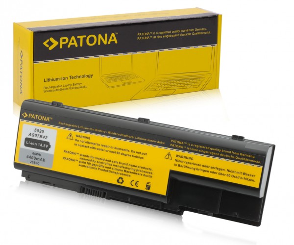 PATONA Battery Acer Aspire 5310 5520 5520-5A2G16 5520G 5710 5710G