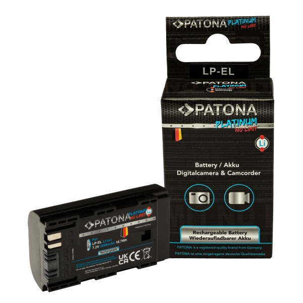 PATONA Batterie Platinum pour Canon LP-EL Speedlite EL-1 DS401231