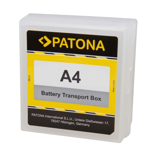 PATONA Akku-Aufbewahrungsbox für Sony NP-F970 NP-F980L VW-VBD78