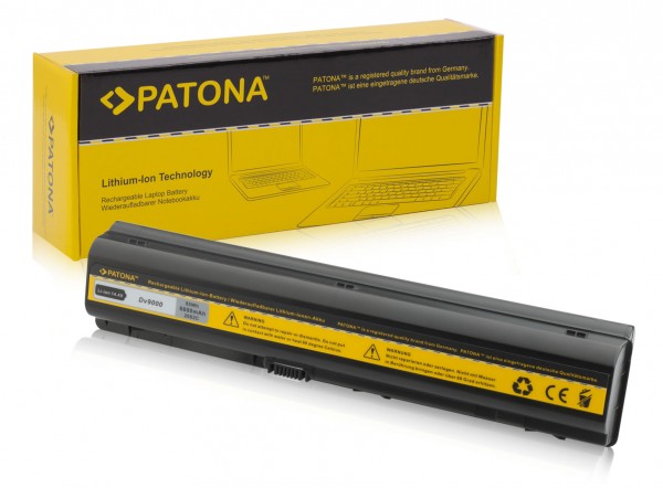 PATONA Batterie pour HP Pavilion DV9000 Pavilion dv9000EA dv9000T dv9000Z dv9001EA