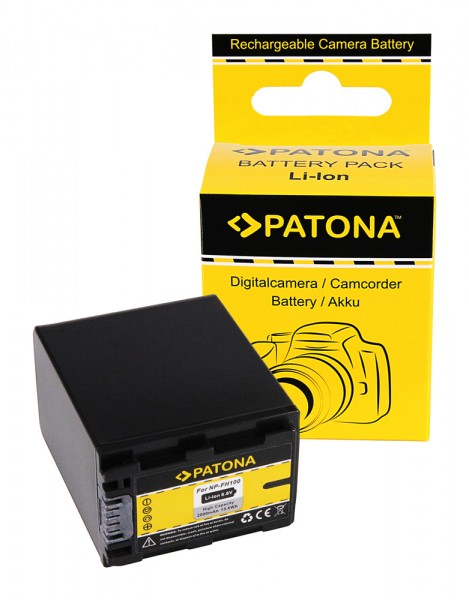 PATONA Batterie pour Sony NP-FH100 DCR DCRDVD110(E) DCR-DVD110(E) DCRDVD150