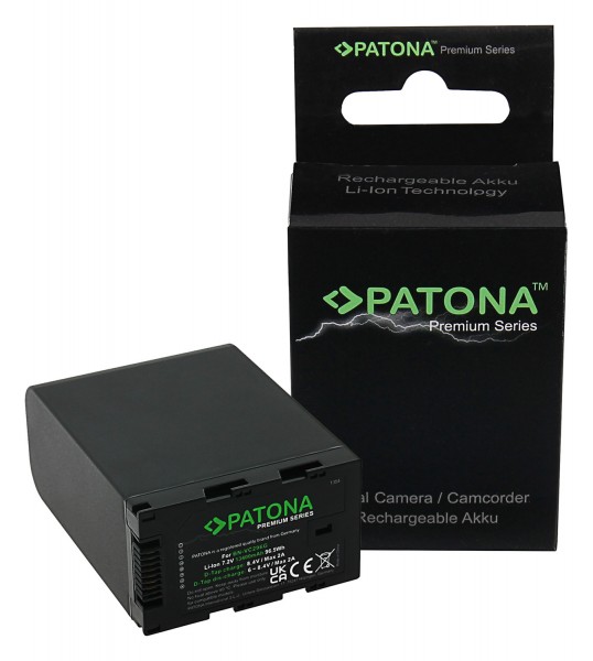 PATONA Premium Battery BN-VC296G f. JVC GY-HC500 GY-HC550 D-Tap with high quality LG cells