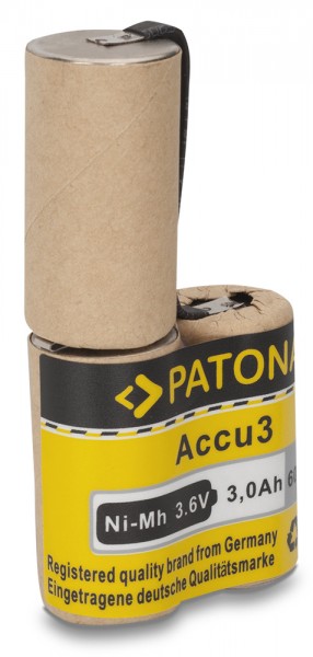 PATONA Batterie pour Gardena Accu 3 Accu3 Art.2500 Art2500