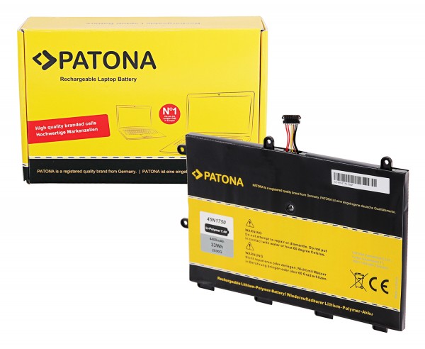 PATONA Battery f. Lenovo ThinkPad Yoga 11e Serie 45N1750 45N1751 45N1748 45N1749