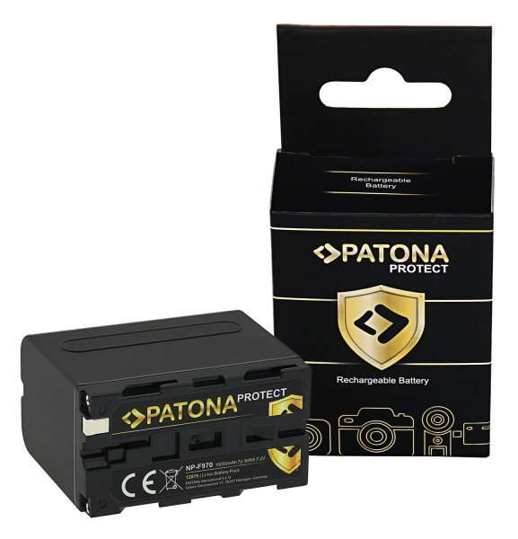 PATONA PROTECT Batterie pour Sony NP-F970 NP-F960 NP-F950 DCR-VX2100 HDR-FX1